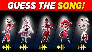 Guess The Hazbin Hotel Character By Songs 🎵  Hazbin Hotel Quiz Challenge [upl. by Ebbarta]