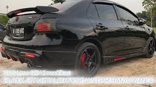 VIOS LIMO GEN 2 MODIFIKASI SIMPLE ILEGAN WARNA HITAM METALICK TERBANG KE BANYU WANGI PESENAN ONLINE [upl. by Sutsuj]