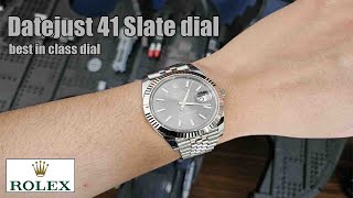 Rolex Datejust 41 Slate dial  My favourite dial colour [upl. by Atnuahsal]