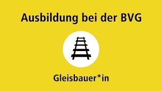 Ausbildung bei der BVG Gleisbauerin [upl. by Anomor]