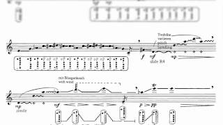 Etude 4 Bamboo Tones For the Contemporary Flutist Wil Offermans [upl. by Goldfinch]