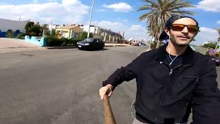 Carver Surf Skateboard  Skate Pole  Surfskate Katana Flow سكيت [upl. by Eniortna563]