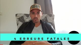 Immobilier 4 ERREURS fatales qui vont te ralentir [upl. by Hepsiba]