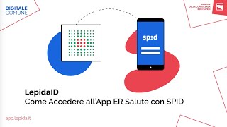 LepidaID  Accedere allAPP ER Salute con SPID [upl. by Tilla255]