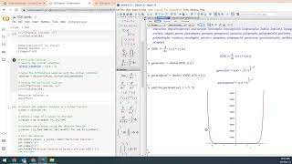 Comparison of solution of firstorder DE using Python and Maple [upl. by Chandal]