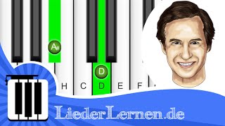 Michael Holm  Tränen lügen nicht  Klavier lernen  Musiknoten  Akkorde [upl. by Meela580]