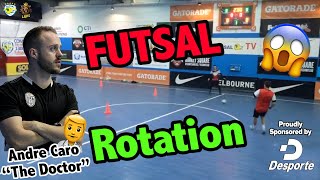 FUTSAL BASIC ROTATION  ROTASI FUTSAL  ROTAÇÃO DE FUTSAL [upl. by Divadleahcim]