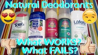 Natural Deodorants What WORKS What FAILS [upl. by Dorri523]