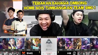 OMBONG MENJERIT SELEPAS HOMEBOIS BERJAYA TUMBANGKAN TEAM SMG  MPL MY S11 [upl. by Babby]