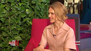 Natalia Vodianova Interview  Lets Talk  Asligul Atasagun Cebi  Dun Bugun Yarin [upl. by Linn]