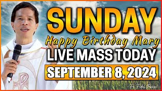 SUNDAY FILIPINO ONLINE LIVE MASS TODAY  SEPTEMBER 8 2024  NATIVITY OF MARY  FR FIDEL ROURA [upl. by Assenov]