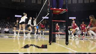 HIGHLIGHTS Wichita State Volleyball vs Temple 92724 [upl. by Chicoine]