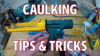 How to Caulking Tips and Secrets Best Dripless Caulking Gun [upl. by Iolenta]