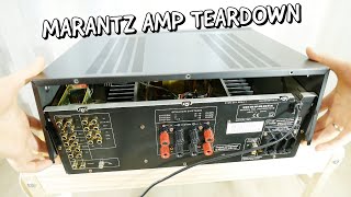 Marantz PM7200 amplifier Disassembly [upl. by Christis]