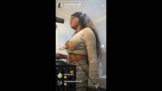 Azealia Banks FreeStyle In The Studio With Azealia Banks [upl. by Attesoj988]