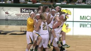 Northern Michigan Womens Basketball Michigan Tech Highlights 2116 [upl. by Katherina]