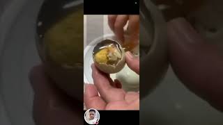 PEELING BALOT satisfyingboiledtrendingegg duckexoticASMR [upl. by Idur523]