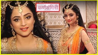 Karn Sangini Set Visit Madirakshi Mundle Interview On Her Character Draupadi  Star Plus [upl. by Yssep]