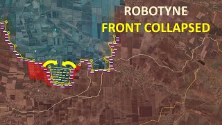 Robotyne Front Collapsed l Massive Russian Advance On Several Fronts [upl. by Ybrek]