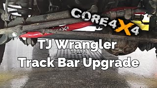 TJ Wrangler Track Bar Upgrade [upl. by Virg]