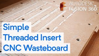 3040 CNC Bed Wasteboard Upgrade [upl. by Erlond]