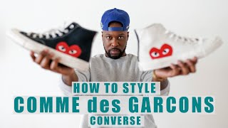 HOW TO STYLE COMME des GARCONS x CONVERSE [upl. by Hcurab981]