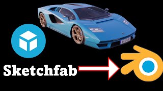 Import Sketchfab 3D models into Blender Free Sketchfab Blender Addon [upl. by Linette]