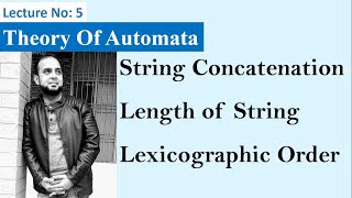 Lecture 5 String Concatenation Length of a String Lexicographic Order of string UrduHindi [upl. by Anole277]