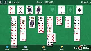 Freecell  game 863087 [upl. by Gerdeen]