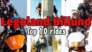 Top 10 rides at Legoland Billund  Demark  2022 [upl. by Kaine109]