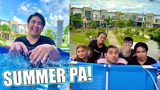 NAG SWIMMING SA BAGONG BAHAY NI KWEEN LLOYD CAFE CADENA ANG SAYA SAYA [upl. by Udenihc550]