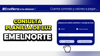 Consulta la Planilla de Luz en Empresa Eléctrica Regional Norte SA – EMELNORTE 2024 [upl. by Cristiona]