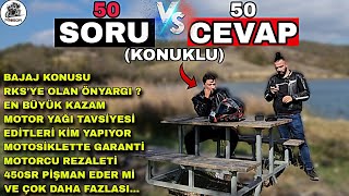 ÇOK SORULANLAR  BAJAJ VE RKS KONUSU amp MOTORCU REZALETİ amp EN BÜYÜK KAZAM amp PARAGÖZ YOUTUBERLAR [upl. by Odlaner670]