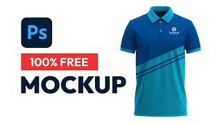 100 Free  Polo Shirt Mockup High Resolution [upl. by Knutson]