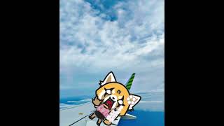 Retsuko misses flight next ep retsuko in japanedit aggretsuko 5k sanrio meme preppy [upl. by Suoirad]