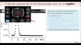 Calculs autour de la loi binomiale sur TINspire™ [upl. by Daniela123]