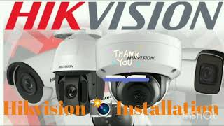 HIKVISION IP PTZ SECURITY CAMERA INSTALLATION Wanhar Gold Prospectors [upl. by Tiloine]