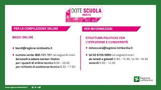 Dote scuolaMerito 2223 come integrare una domanda [upl. by Jabon]