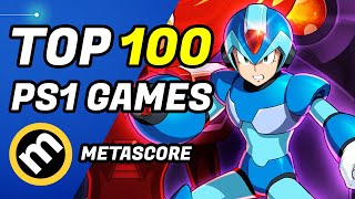 TOP 100 PS1 GAMES ACCORDING TO METACRITIC METASCORE [upl. by Dill746]