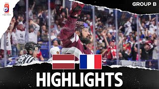 Highlights  Latvia vs France  2024 MensWorlds [upl. by Paviour91]