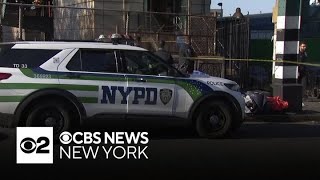 NYPD officer in shooting inside Brooklyn subway station [upl. by Enitsua]