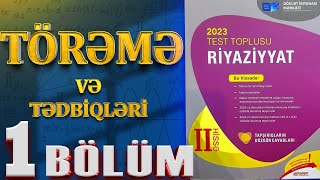 TÖRƏMƏ 1Cİ BÖLÜM I Törəmə və tədbiqləriFunksiyaların törəməsiYENİ TEST TOPLUSU 2023 [upl. by Glavin]