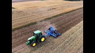 John Deere 6830 amp Brona Talerzowa AgroLift BTH 45  Uprawa pożniwna 2018 [upl. by Graaf]