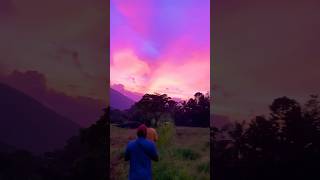 evening vibes nature travel chill srilanka eveningvibes eveningsky sky cool relax boys [upl. by Anehsuc]