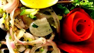 Tandoori saladlacha salad accompaniment salad crunchy onion and cucumber salad [upl. by Edalb]