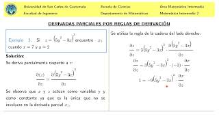 DERIVADAS PARCIALES  Ejercicio 3 [upl. by Ailati206]