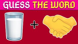 Guess the WORD by EMOJI 🤔💭  Guess 30 Words  Emoji Quiz 2024 [upl. by Olag352]