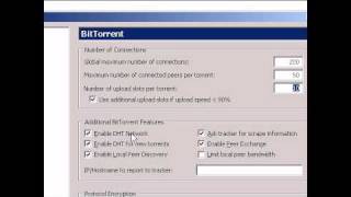 Increase Download Speed for torrents  Bittorrent Azureus [upl. by Ahsineb]