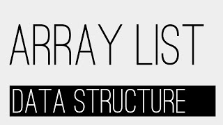 Array list  개념  Data Structure [upl. by Adnohsek]