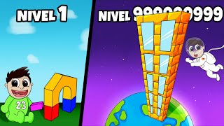 CONSTRUIMOS una TORRE de NIVEL 999999999 en Tower Simulator  Roblox  Rovi23 [upl. by Notnef467]